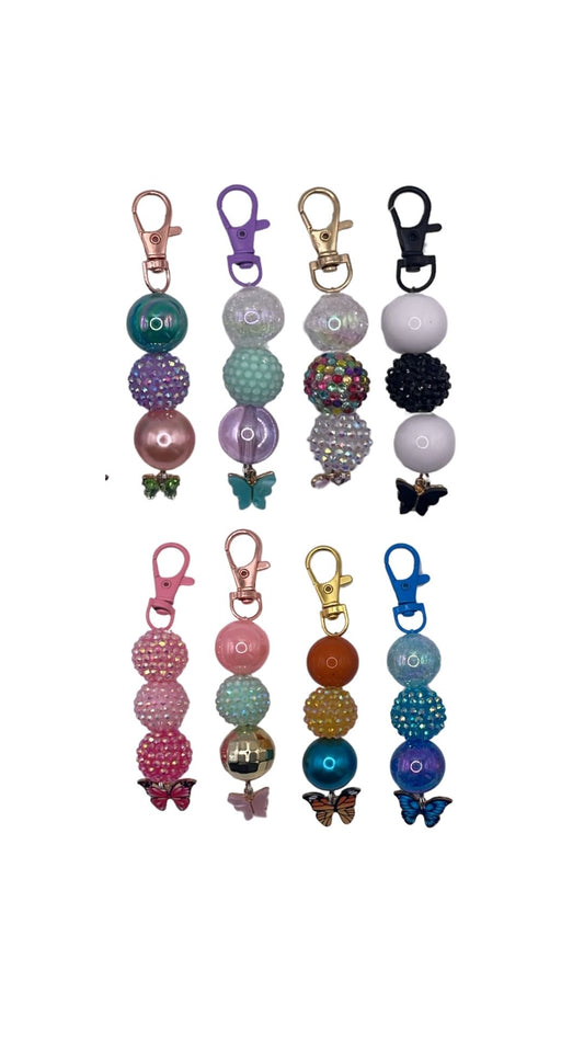 Butterfly Beaded Charms