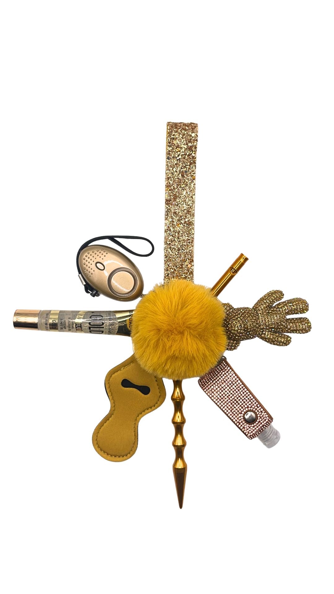 Champagne Kisses Keychain