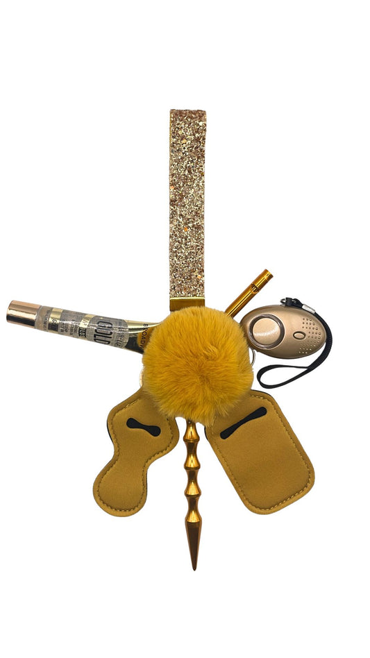 Champagne Kisses Keychain