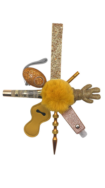 Champagne Kisses Keychain