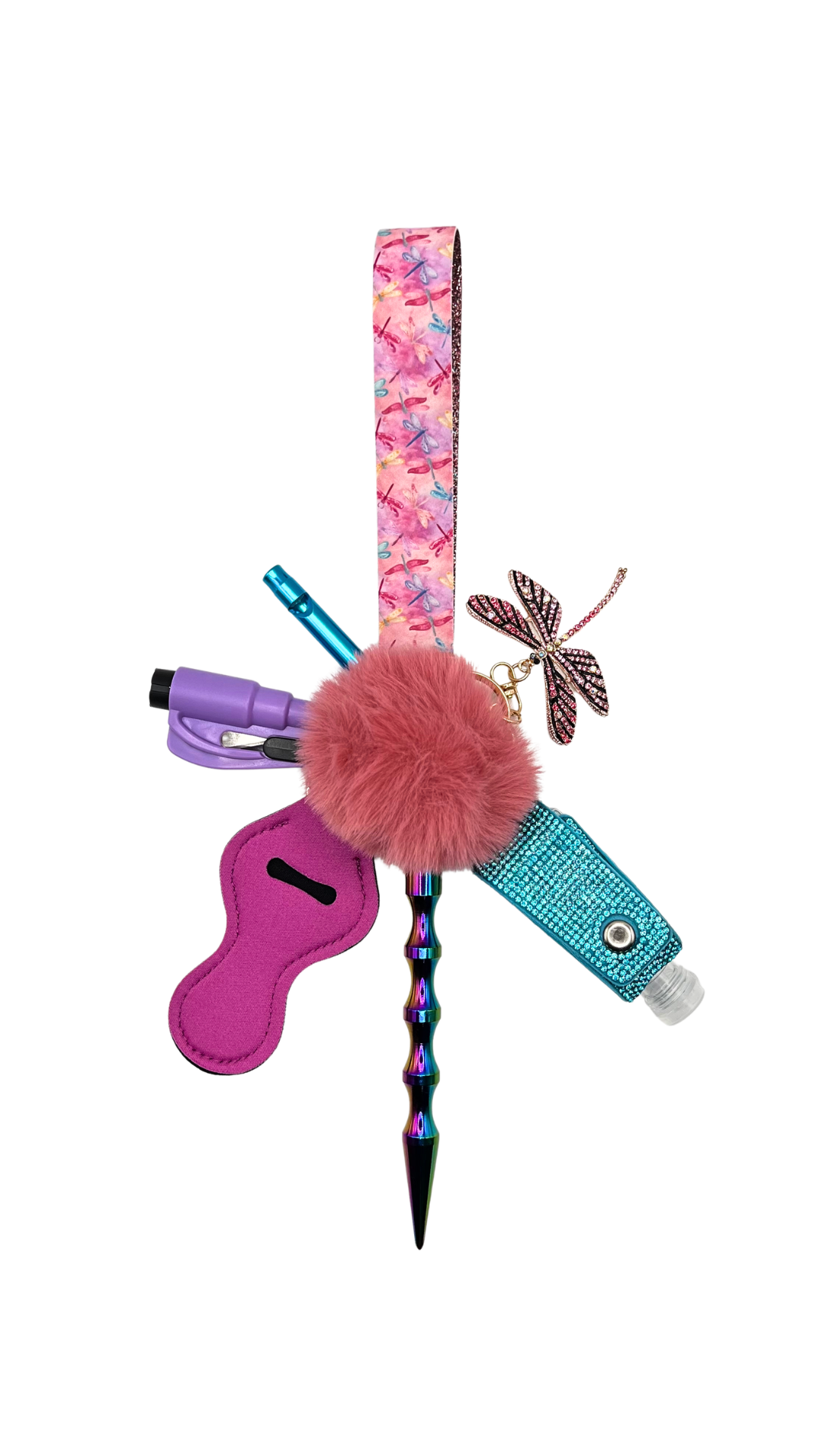 Dragonfly Fields Keychain