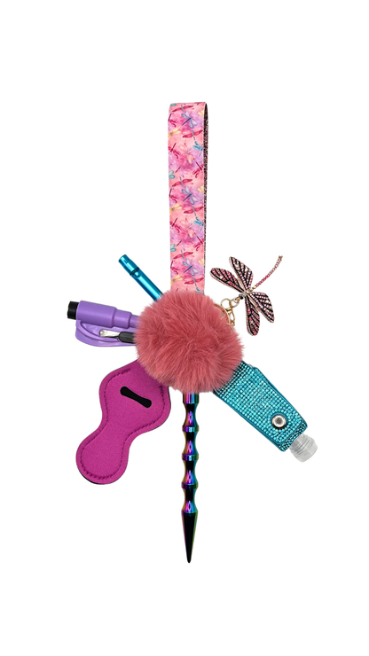 Dragonfly Fields Keychain