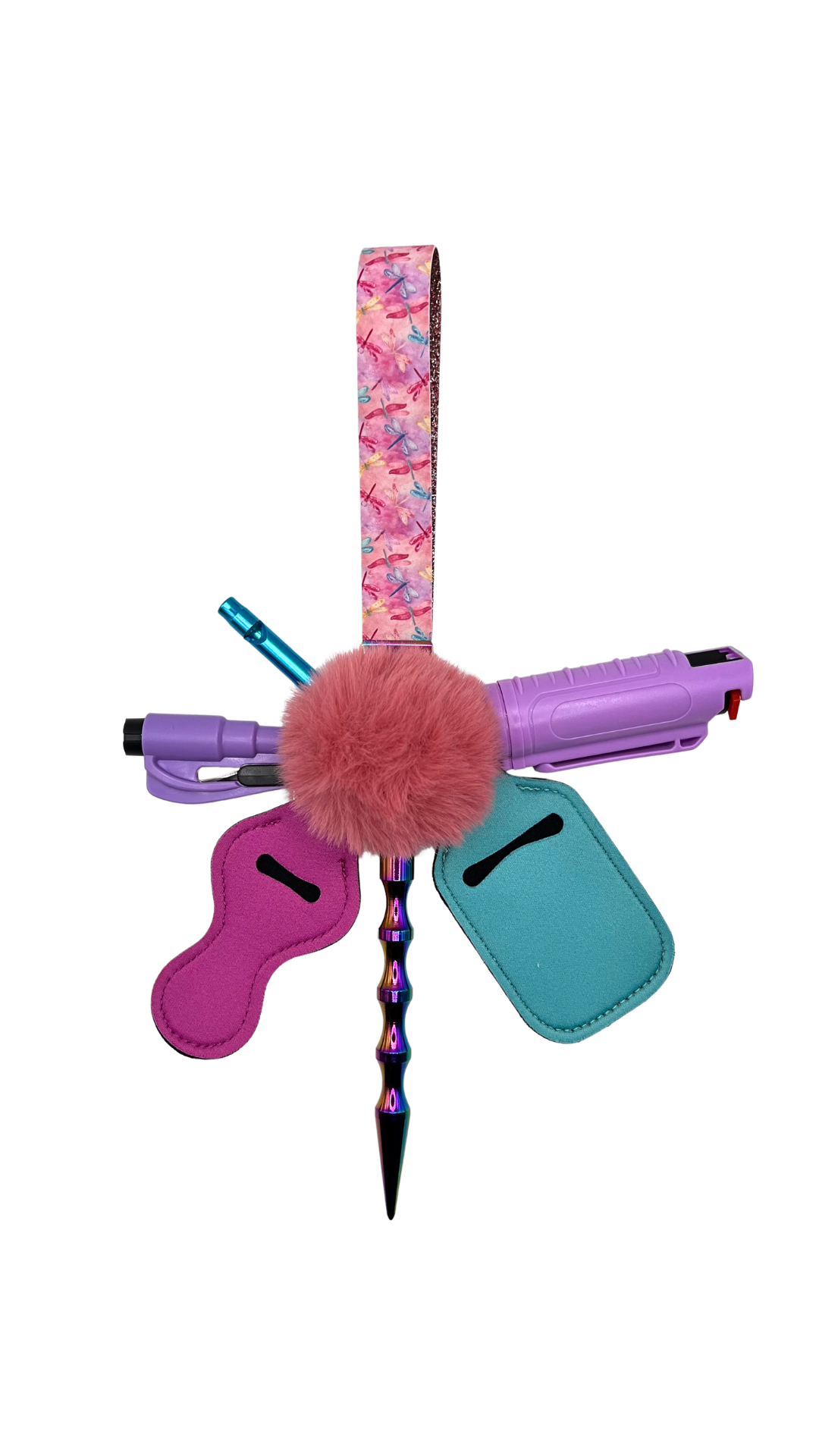 Dragonfly Fields Keychain