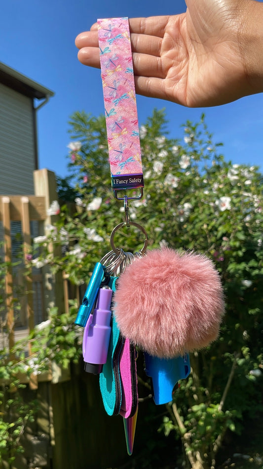 Dragonfly Fields Keychain