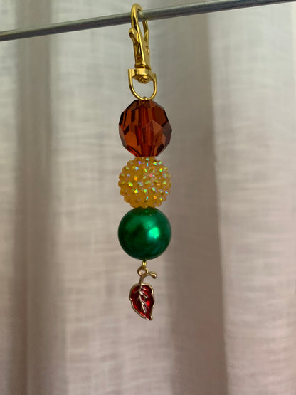 Fall Beaded Charm