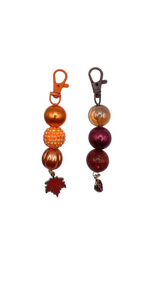 Fall Beaded Charm