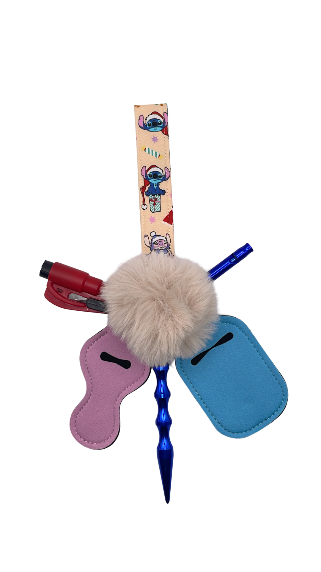 Christmas Alien Keychain