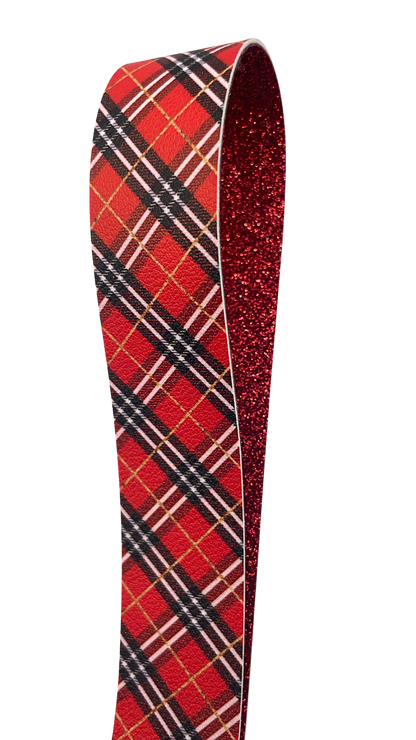 Festive Flannel Keychain