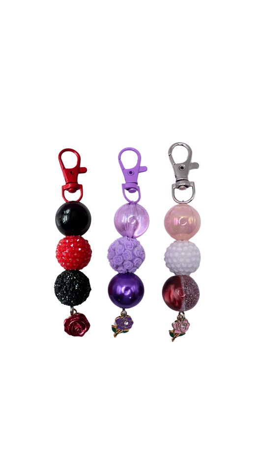 Floral Beaded Charms