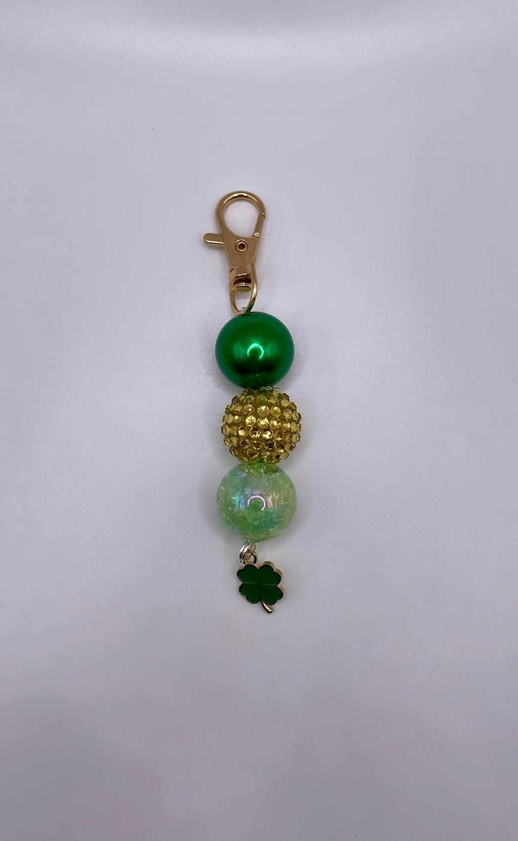 St Patricks Day Beaded Charm