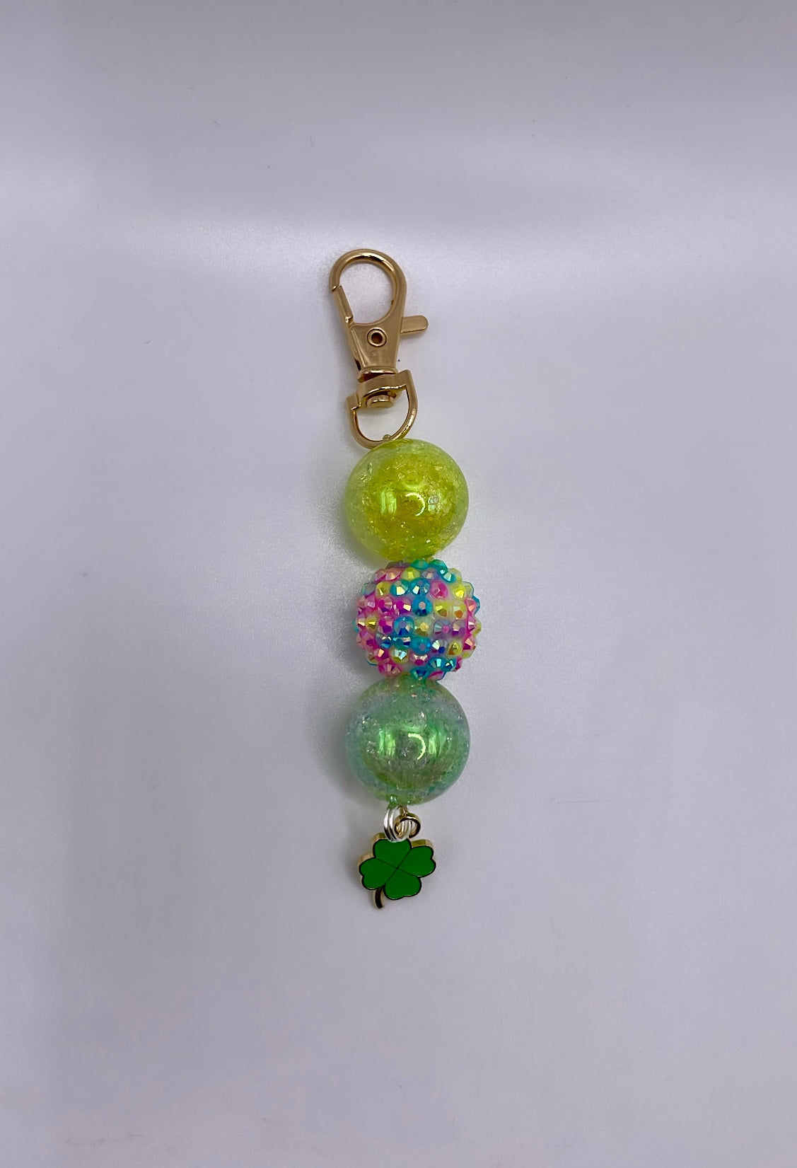 St Patricks Day Beaded Charm