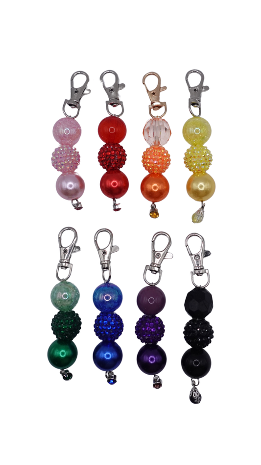 Glitter Beaded Charms