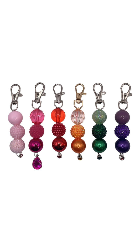 Glitter Beaded Charms