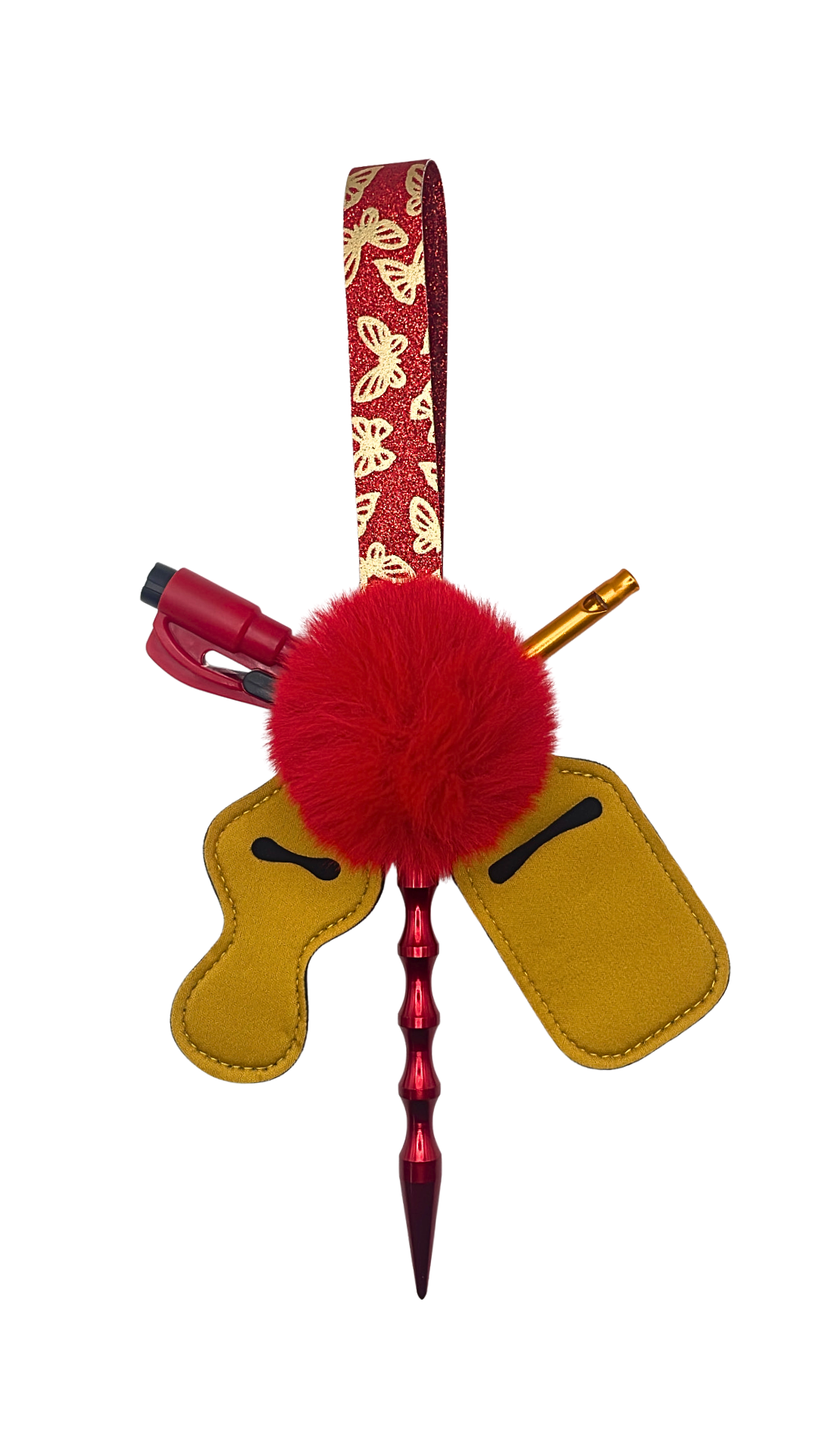 Golden Flutter Keychain