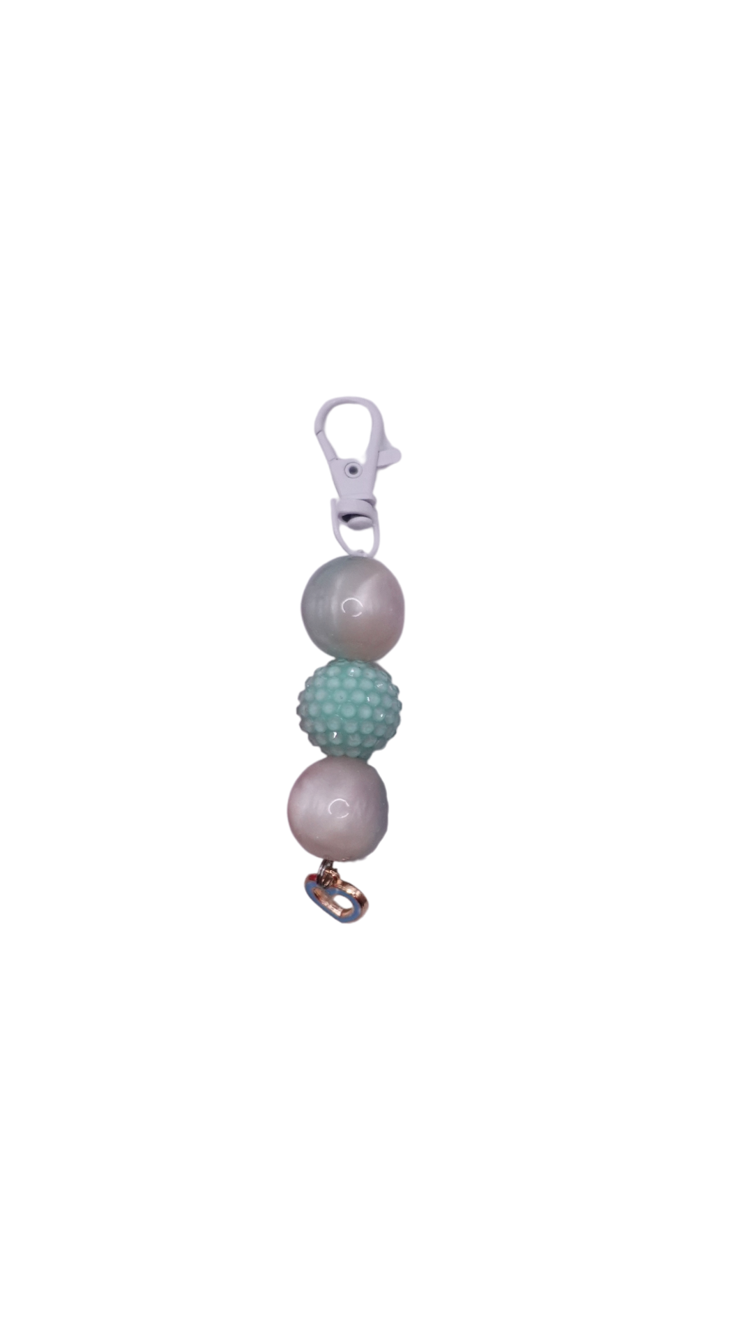Hollow Heart  Beaded Charms