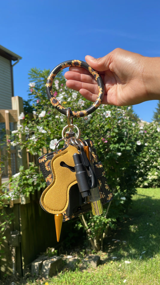 Heather Wallet Keychain