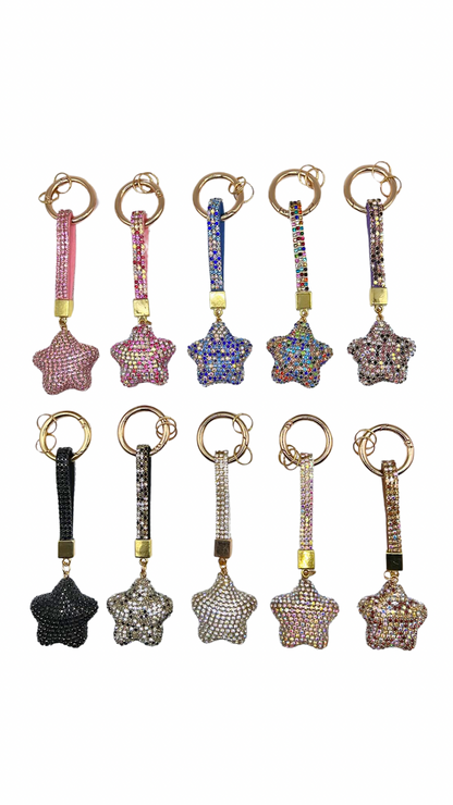3D Bling Star Charm