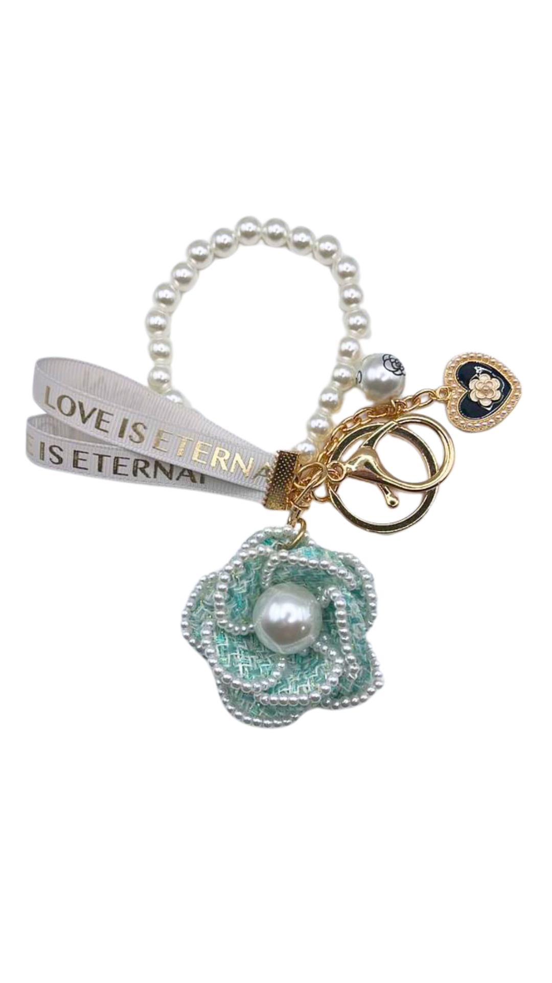 Pearl Rose Charm