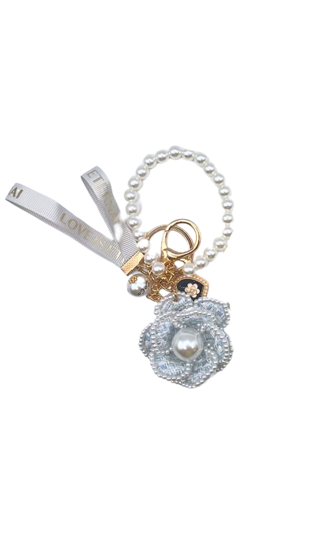 Pearl Rose Charm