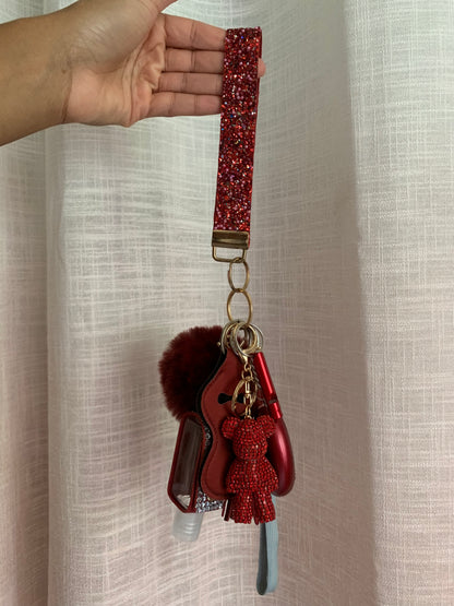 Red Sapphire Keychain