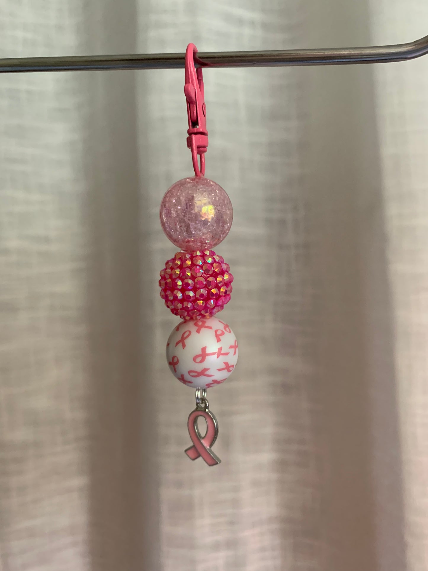 Heart of Hope Beaded Charm