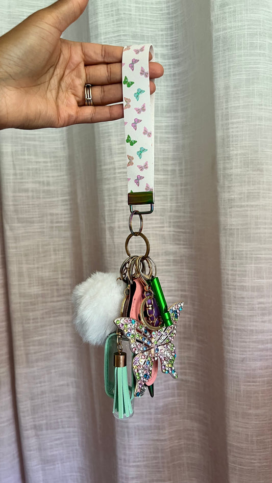Iridescent Flutter Keychain