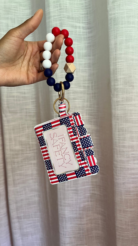 American Dream Beaded Wallet