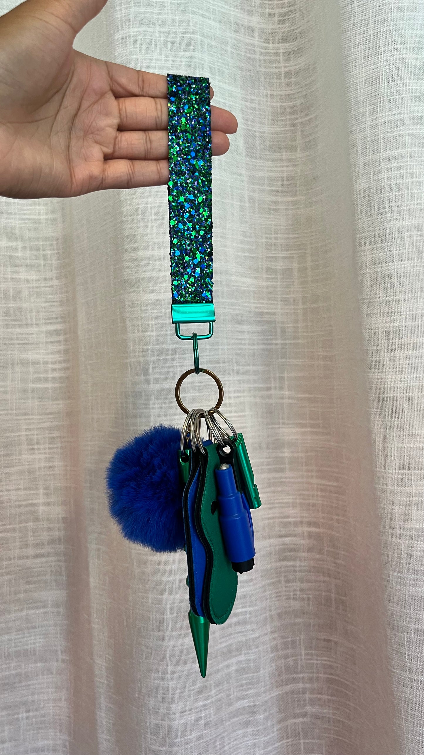 Hypnotic Sea Keychain