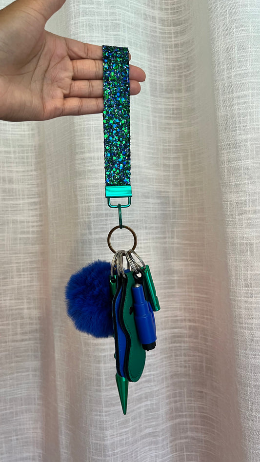 Hypnotic Sea Keychain