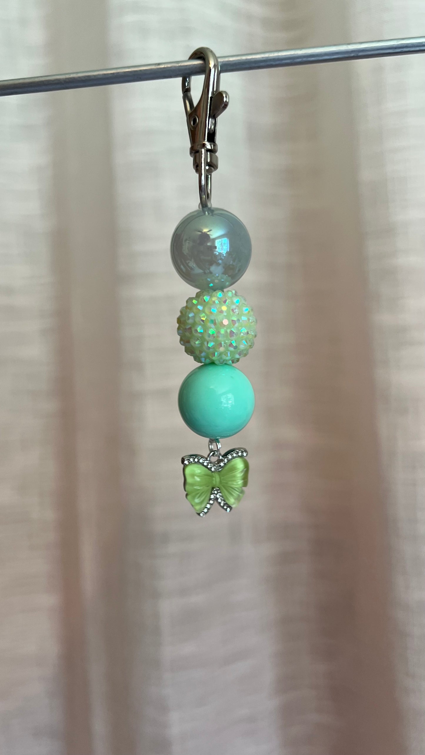 Mystic Mirror Beaded Charm
