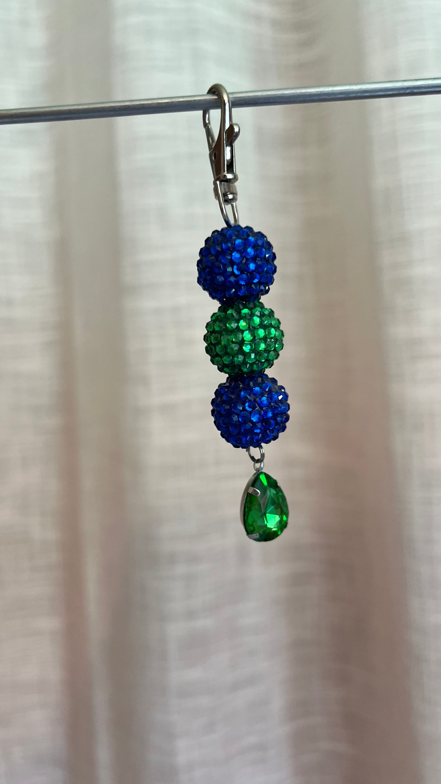 Hypnotic Sea Beaded Charm