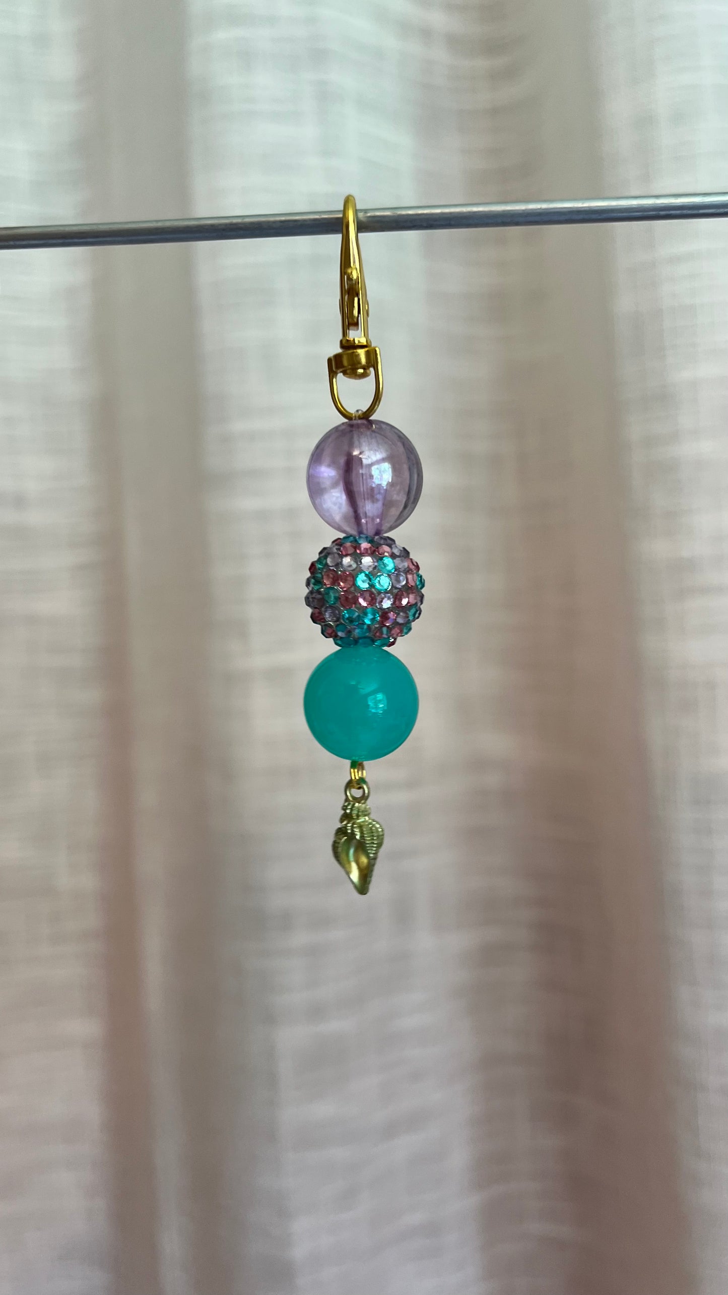 Ocean Floor Beaded Charm