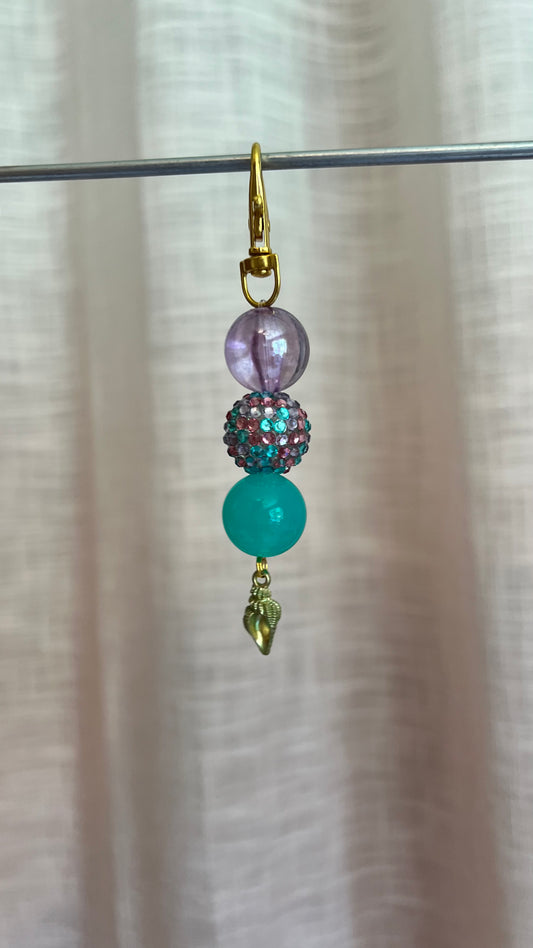 Ocean Floor Beaded Charm