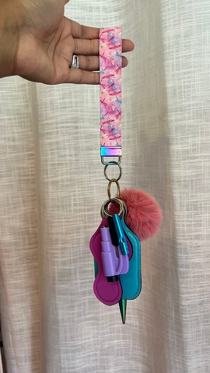 Dragonfly Fields Keychain