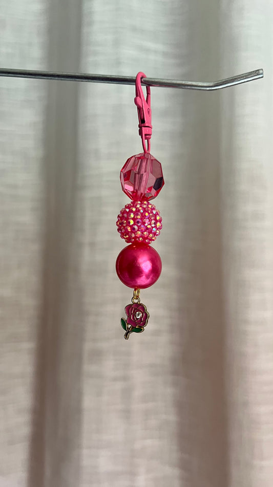 Rose Garden Beaded Charm