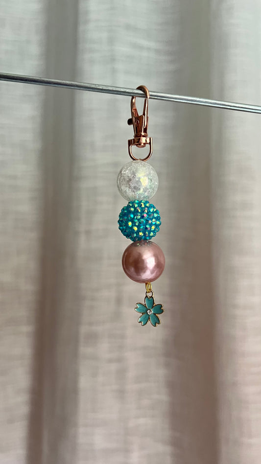 Wildflower Whispers Beaded Charm
