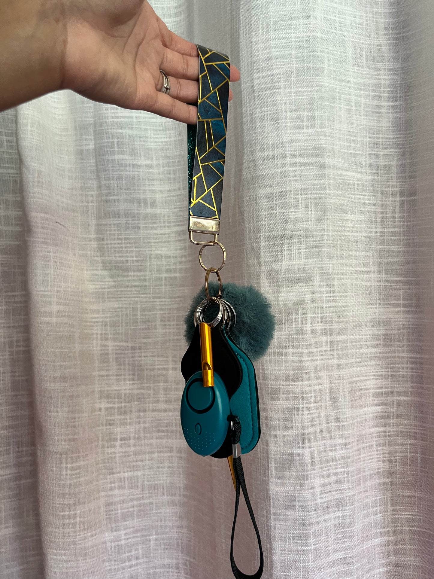 Peacock Persuasion Keychain