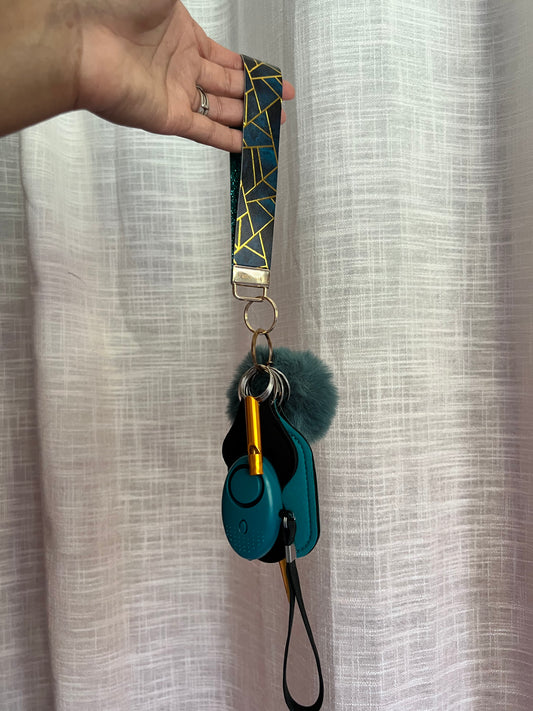 Peacock Persuasion Keychain