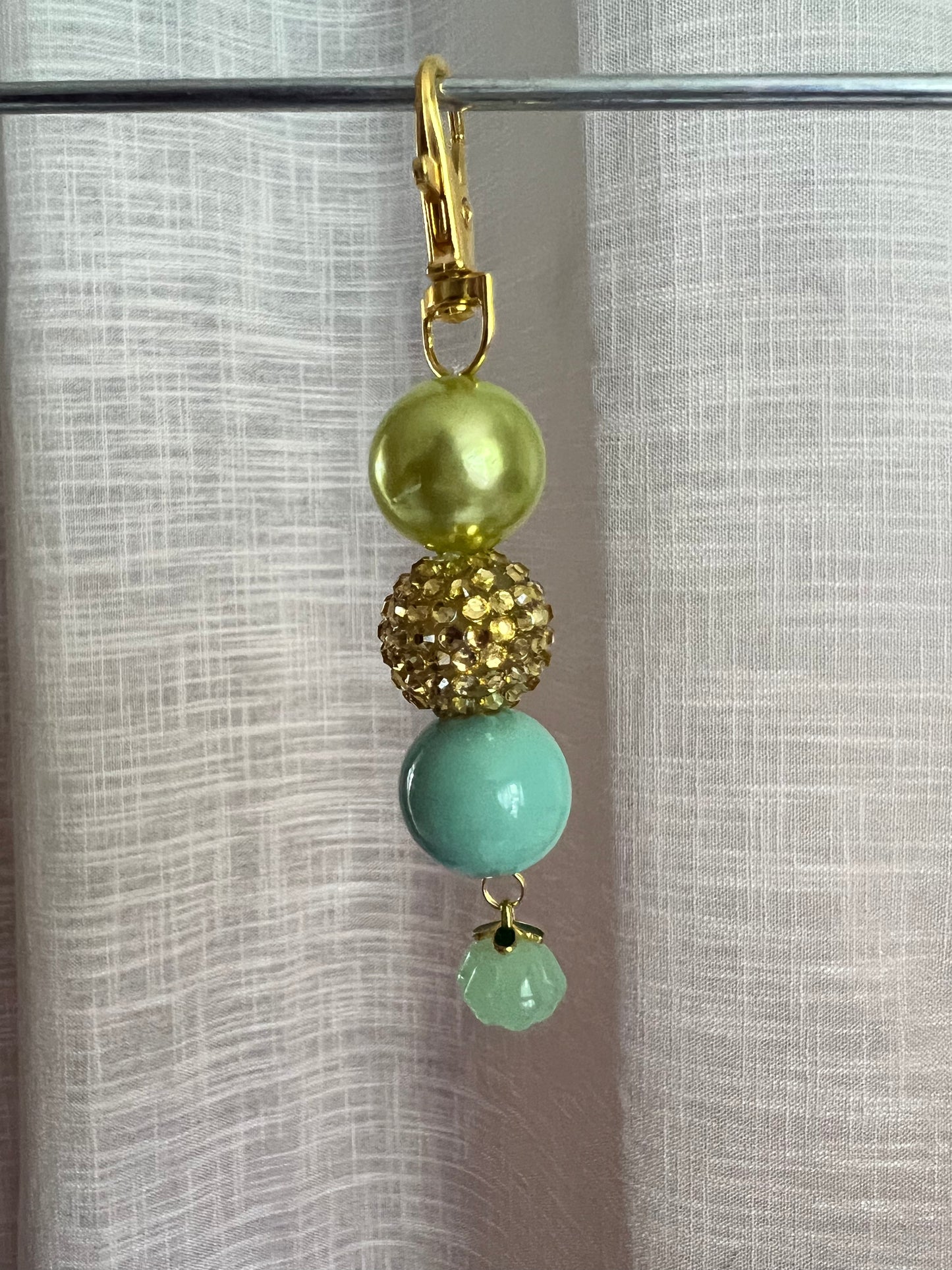 Golden Harvest Beaded Charm