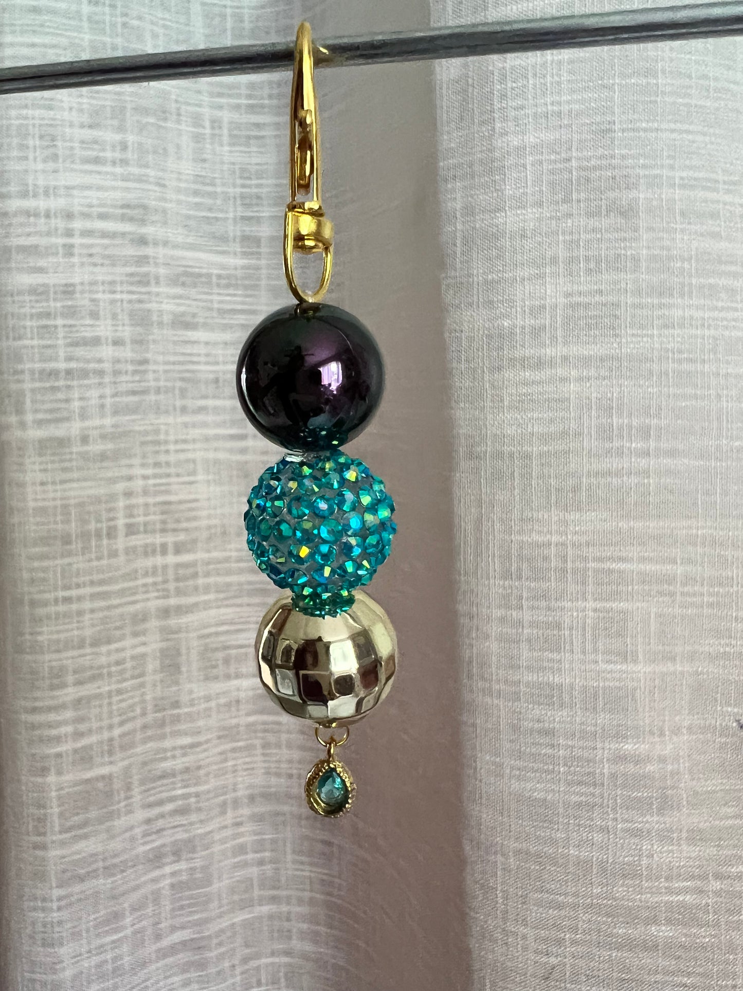 Peacock Persuasion Beaded Charm