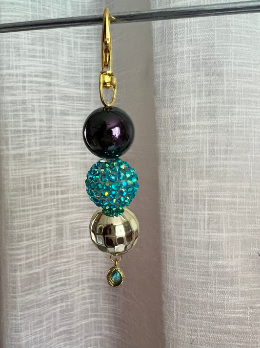 Peacock Persuasion Beaded Charm