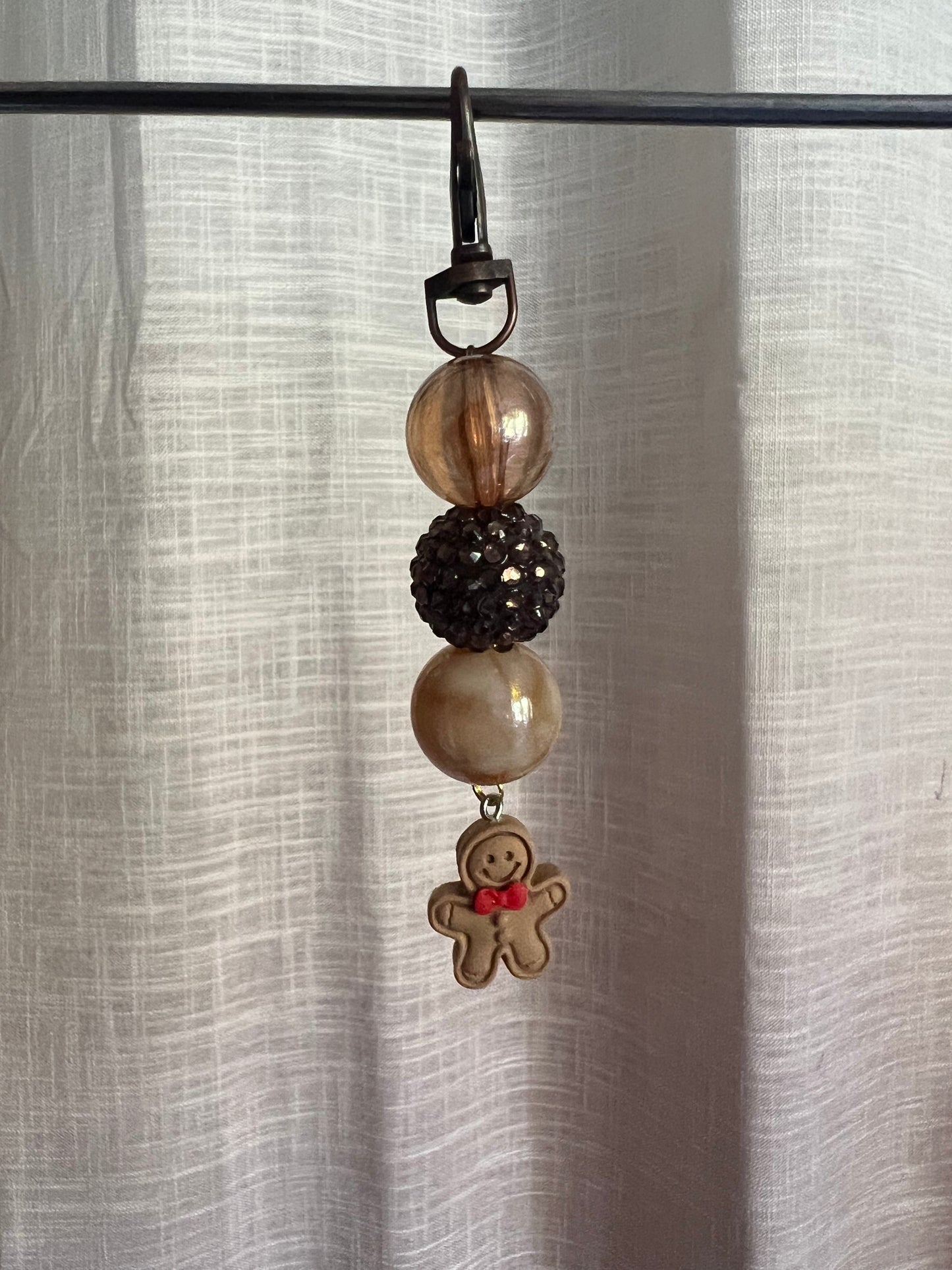 Gingy Beaded Charm