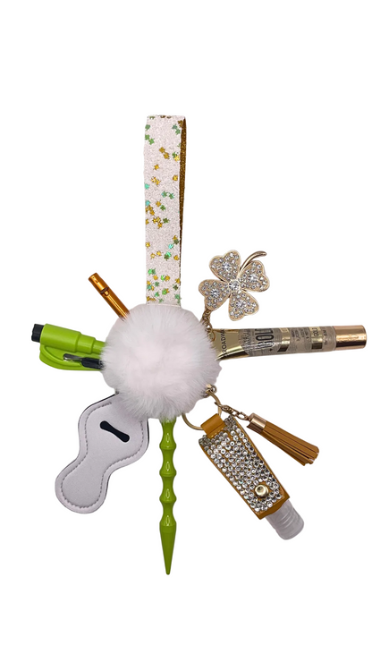 Lucky Shamrocks Keychain