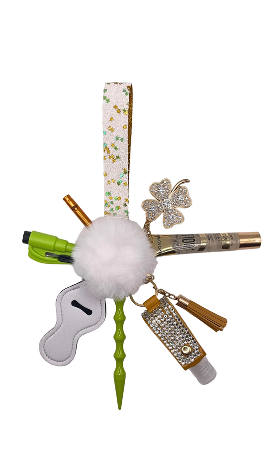 Lucky Shamrocks Keychain