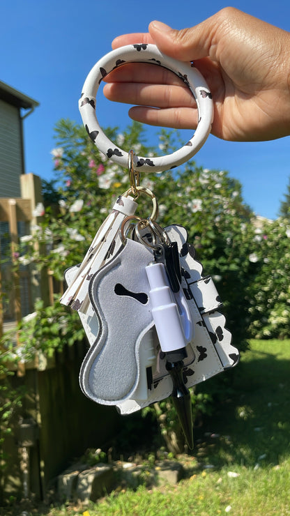 Monarch Shadow Wallet Keychain