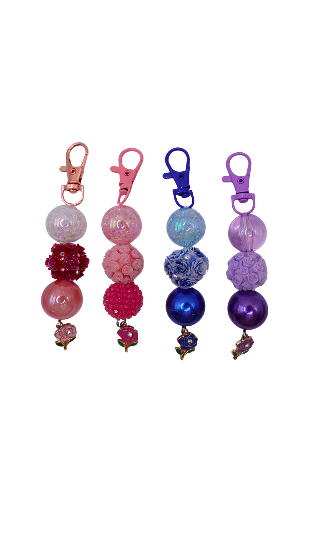 Floral Beaded Charms