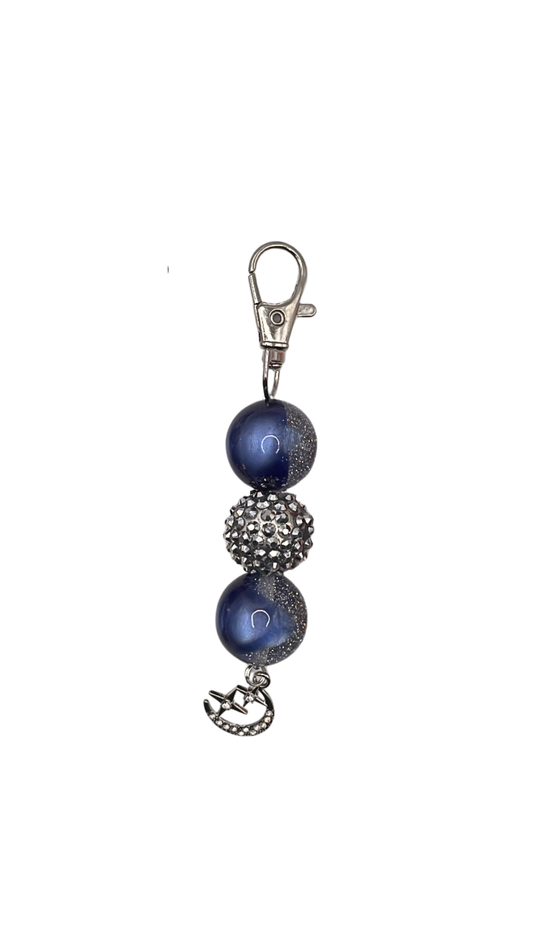 Navy Dreams Beaded Charm