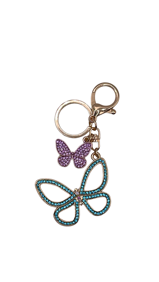 Ombre Wings Bling Butterfly Charm