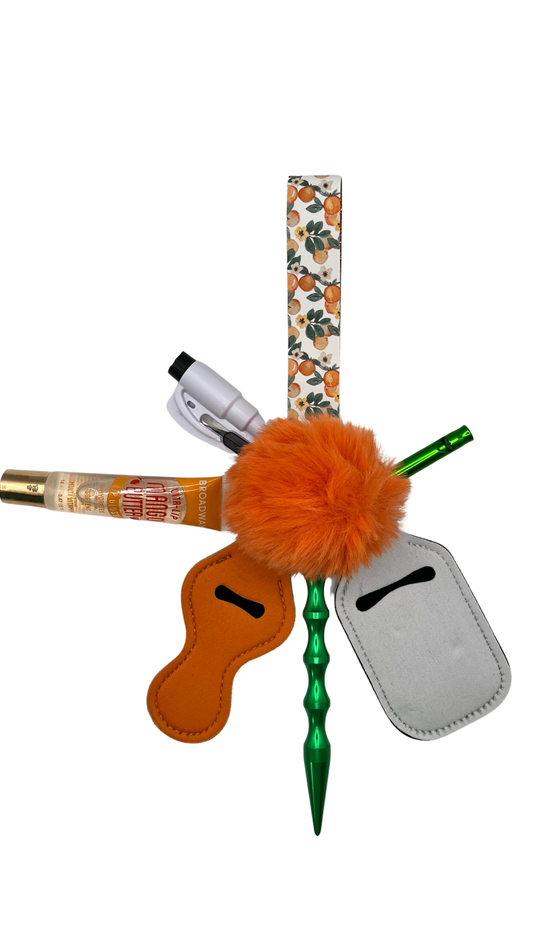 Orange Blossom Keychain