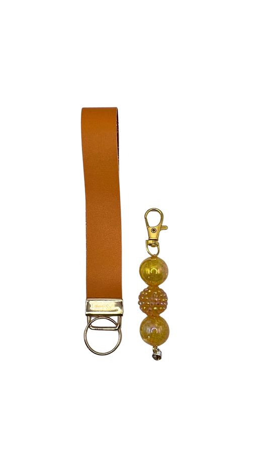 Orange Wristlet